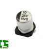 10uF 20% 25V 4x5.4mm SMD Aluminum Electrolytic Capacitor