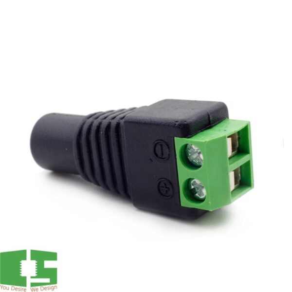5.5mm x 2.1mm Female DC 12V Power Connector Jack Plug Adapter For 3528 5050 RGBW LED