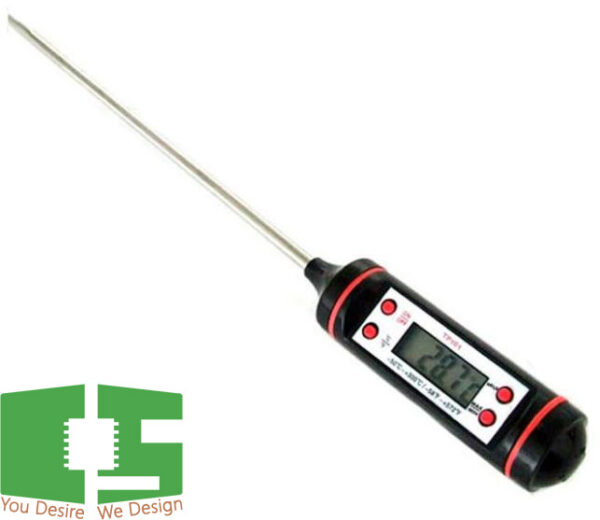 Portable Digital Food Meat Oven Probe Gauge Thermometer For BBQ Chipspace