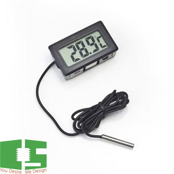 Digital Thermometer with LCD and 1M Probe for Fish Tank Aquarium Chipspace