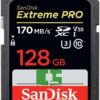 SanDisk Extreme Pro SD Card 128GB SDXC High Speed 170MB/s UHS-I U3 Camera Memory Flash for 4K Video Chipspace