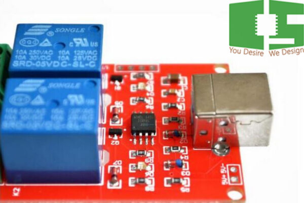 USB PC Intelligent Control Module 2 Channel 5V Relay Module Chipspace