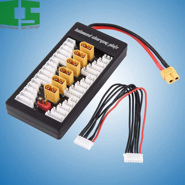 Multi 2S-6S Lipo Parallel Balanced Charging Board XT60 Plug For RC Battery Charger B6AC A6 720i Parallel Charging Plate Board Chipspace