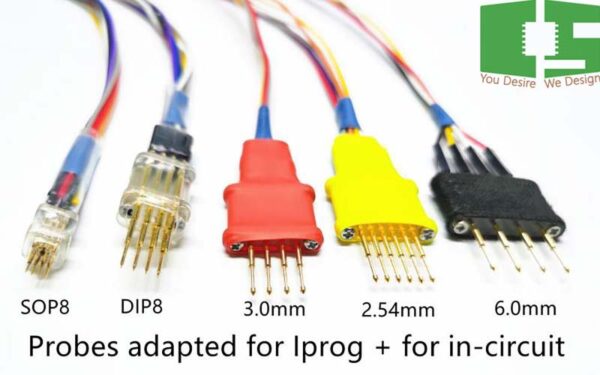 Iprog+ Programmer V85 Support Full Version With Probes Adapters Chipspace