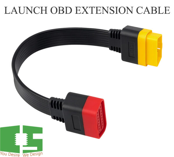 Launch Original X431 OBD Extension Cable for ThinkDiag OBD2 Extended Connector 16Pin M2F Chipspace
